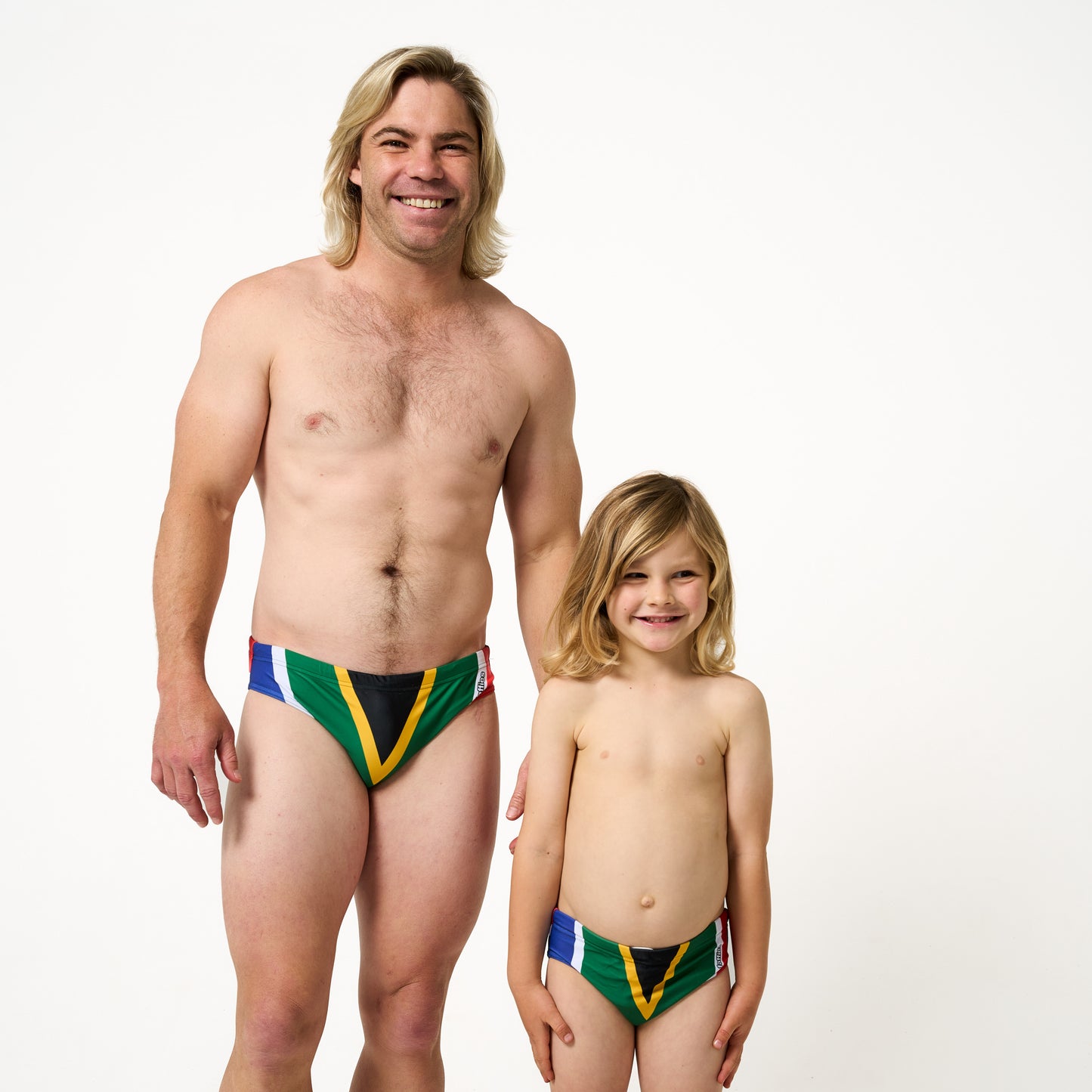 Kids SA Flag Swim Briefs