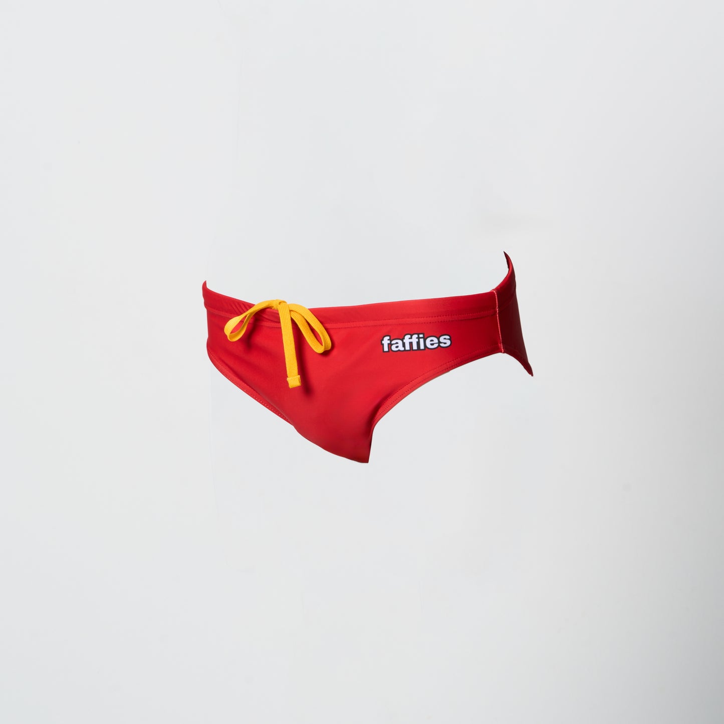 Kids Red Swim Briefs - The Hoff