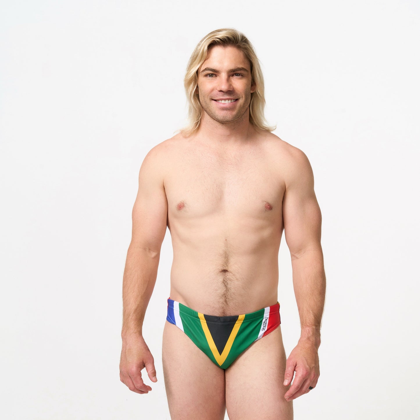 Mens SA Flag Swim Briefs