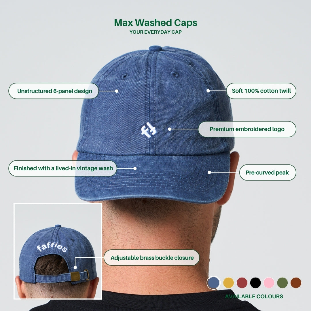 Max Wash Caps