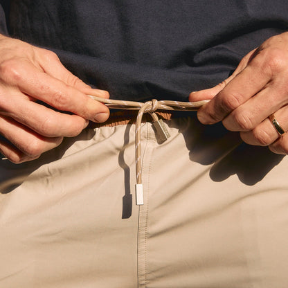 Men's Swim Shorts Bicolour - Khaki