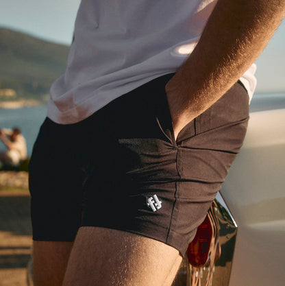 Men's Swim Shorts Bicolour - Black