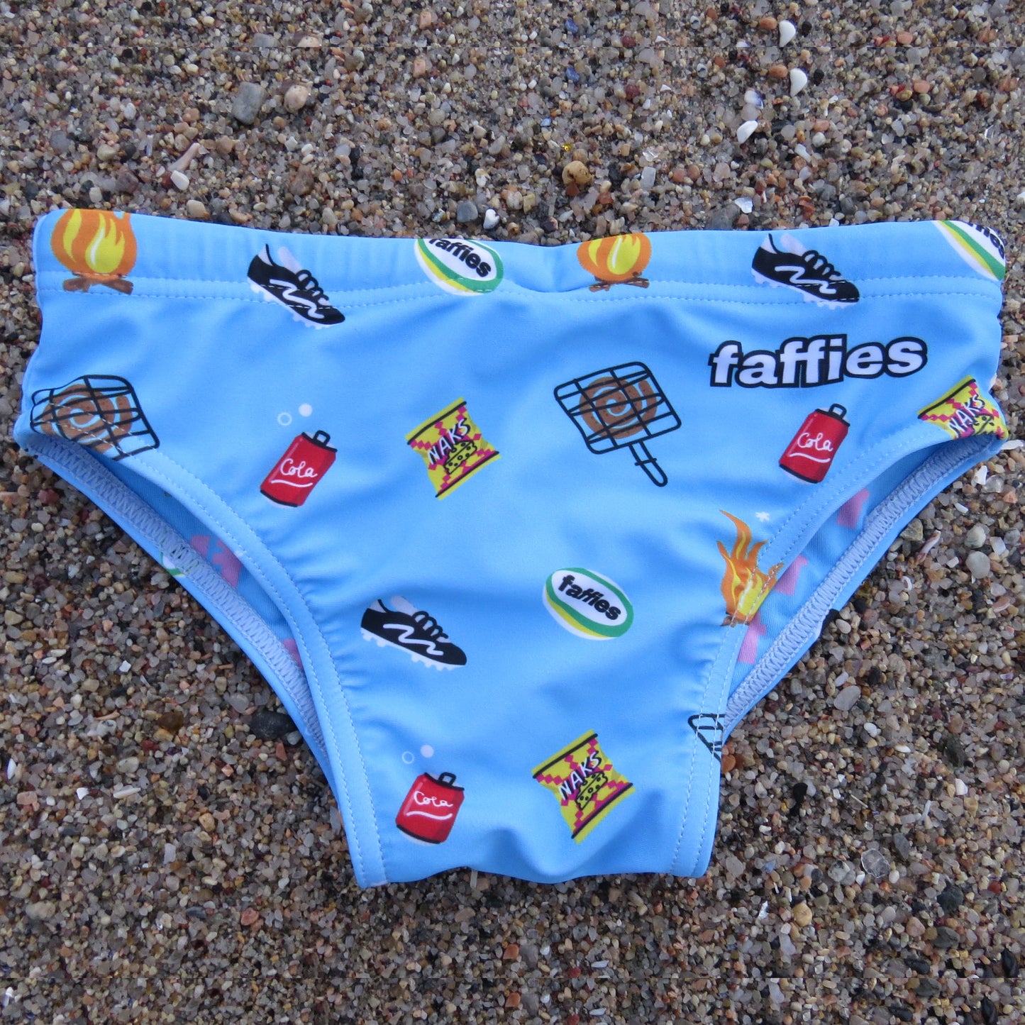 Kids Heritage Swim Briefs - Blue