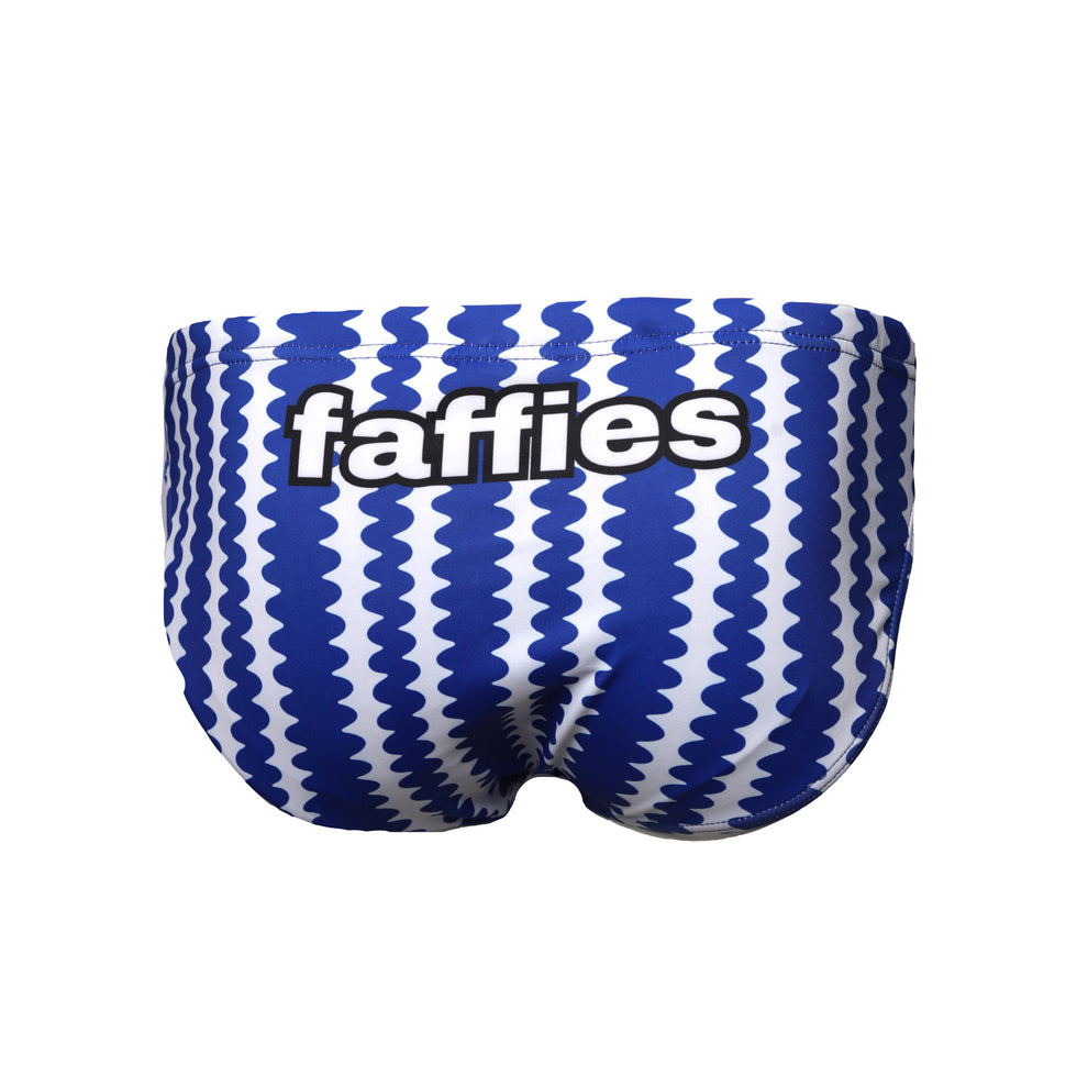 Men's Wiggle Swim Briefs - Blue – Faffies