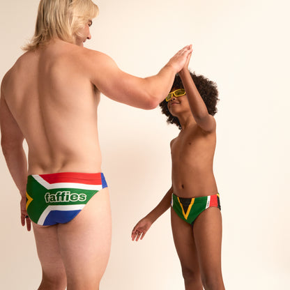 Kids SA Flag Swim Briefs