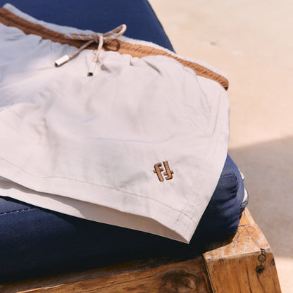 Men's Swim Shorts Bicolour - Khaki