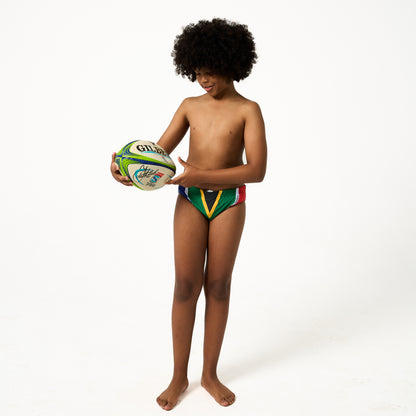 Kids SA Flag Swim Briefs