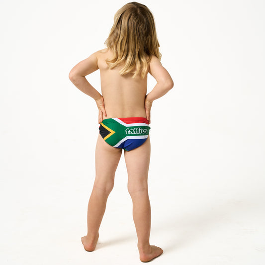 Kids SA Flag Swim Briefs