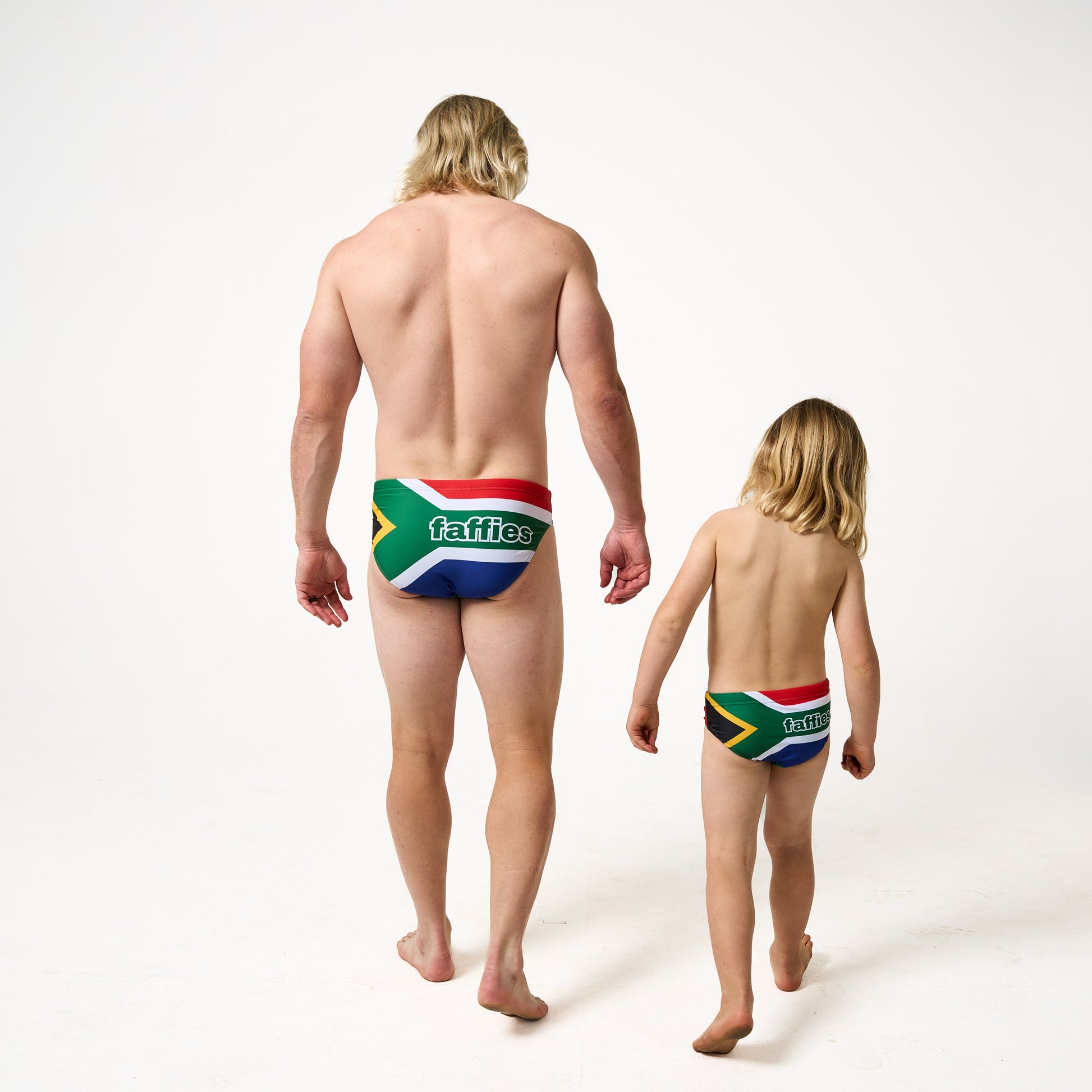 Mens SA Flag Swim Briefs