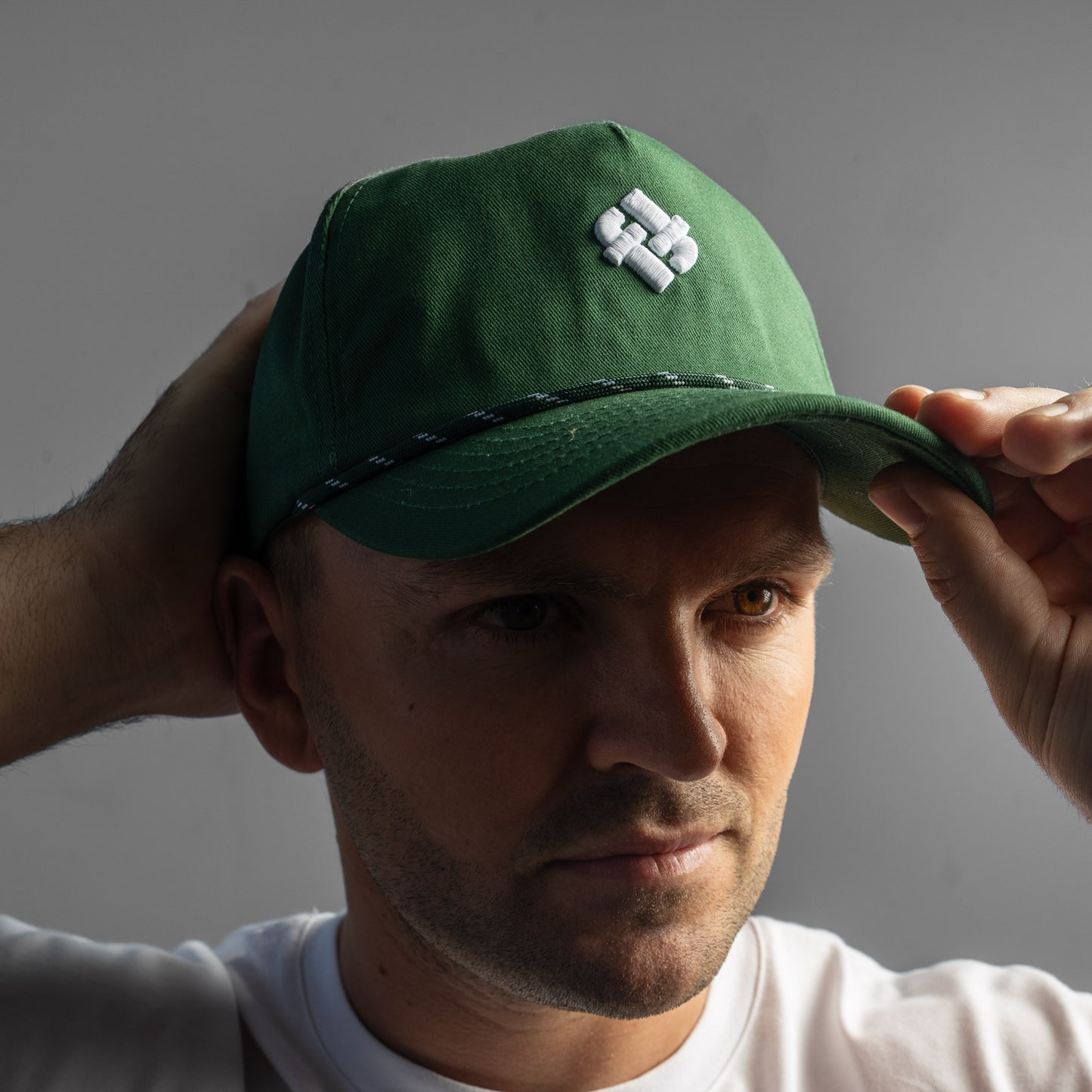 Faffies Retro Fit Five-Panel Green Cap