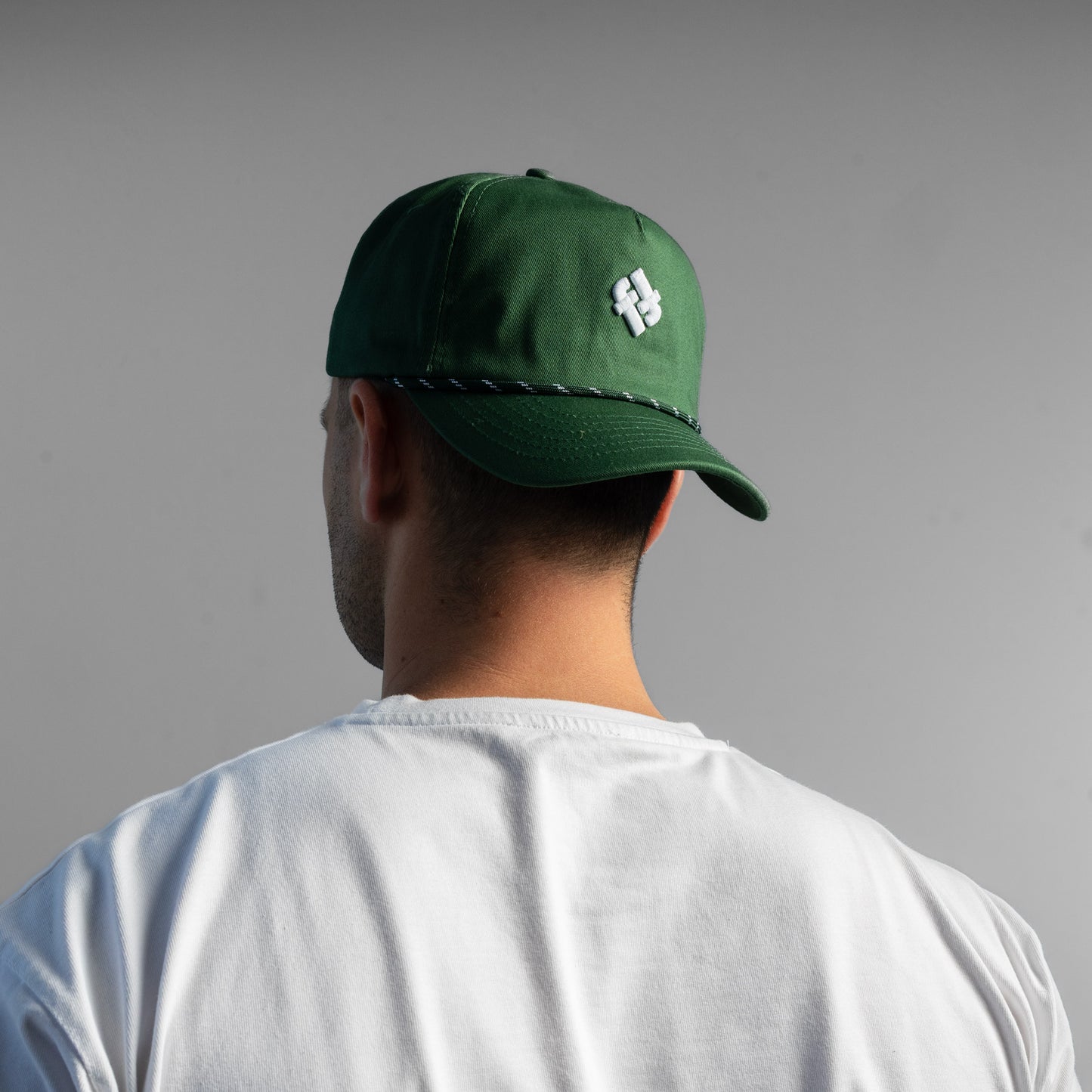 Faffies Retro Fit Five-Panel Green Cap