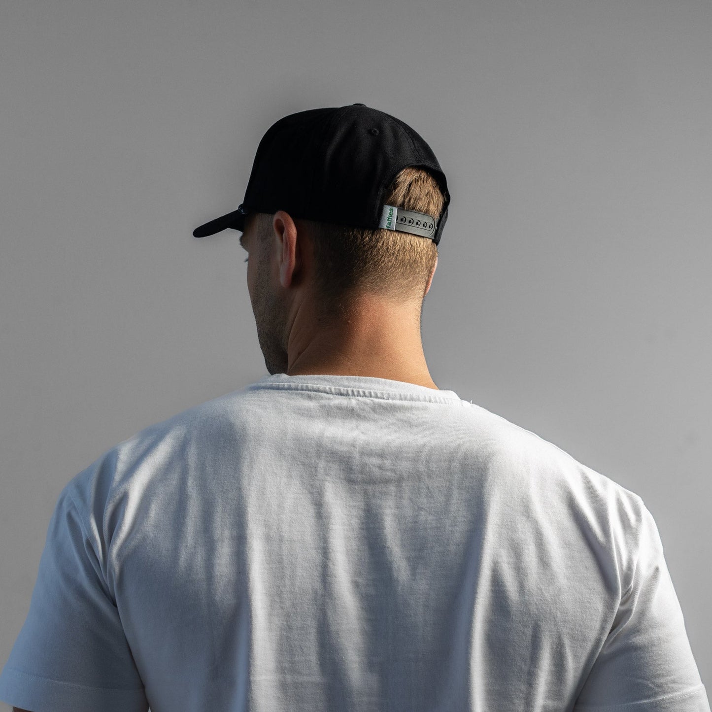 Faffies Retro Fit Five-Panel Black Cap